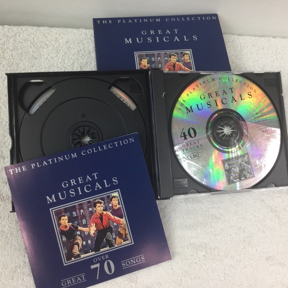 The Platinum Collection 2 cd's Over 70 Songs from Musicals - Picture 5 of 5